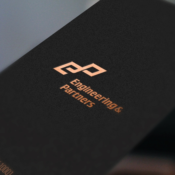 E&P ( Engineering Partners / 이엔피) 로고+명함 디자인 1위 수상작