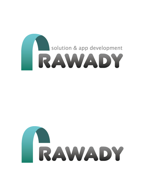 의 솔루션 개발 전문업체 RAWADY의 로고 의뢰 상세이미지