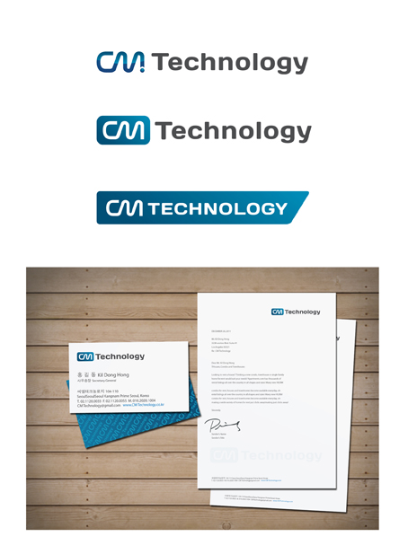 의 CM Technology 로고디자인 상세이미지
