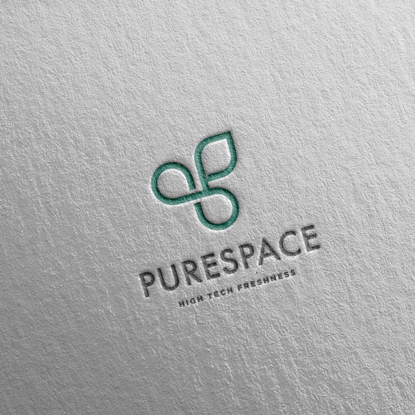 퓨어스페이스 (PureSpace Inc) 로고+명함 디자인 1위 수상작