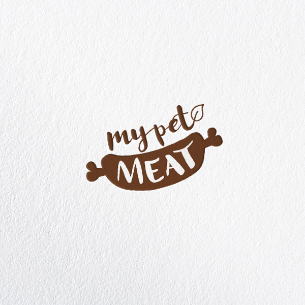 MY PET MEAT 로고+간판 디자인 1위 수상작