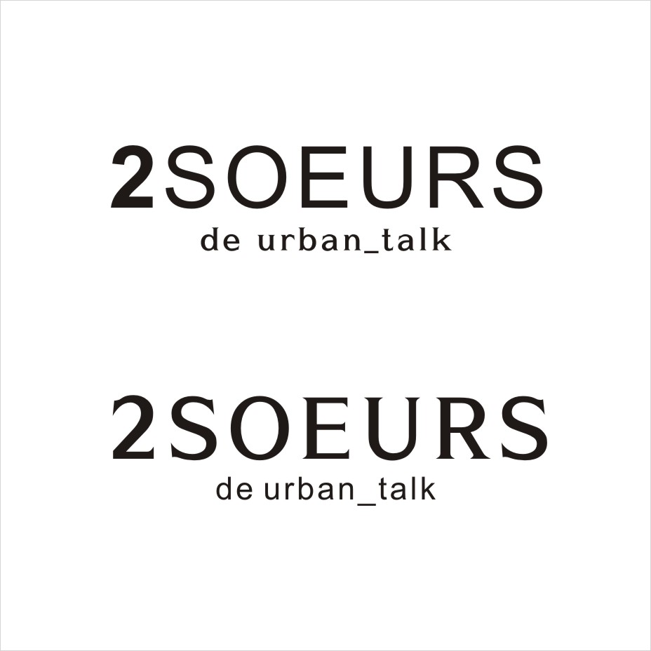의 2SOEURS 인터넷 쇼핑몰 텍스트 로고 디자인 상세이미지