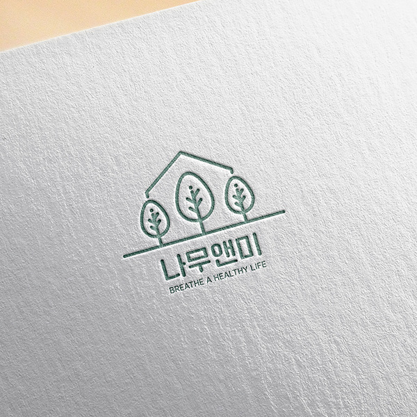 (주)건강한생각 로고 디자인 1위 수상작