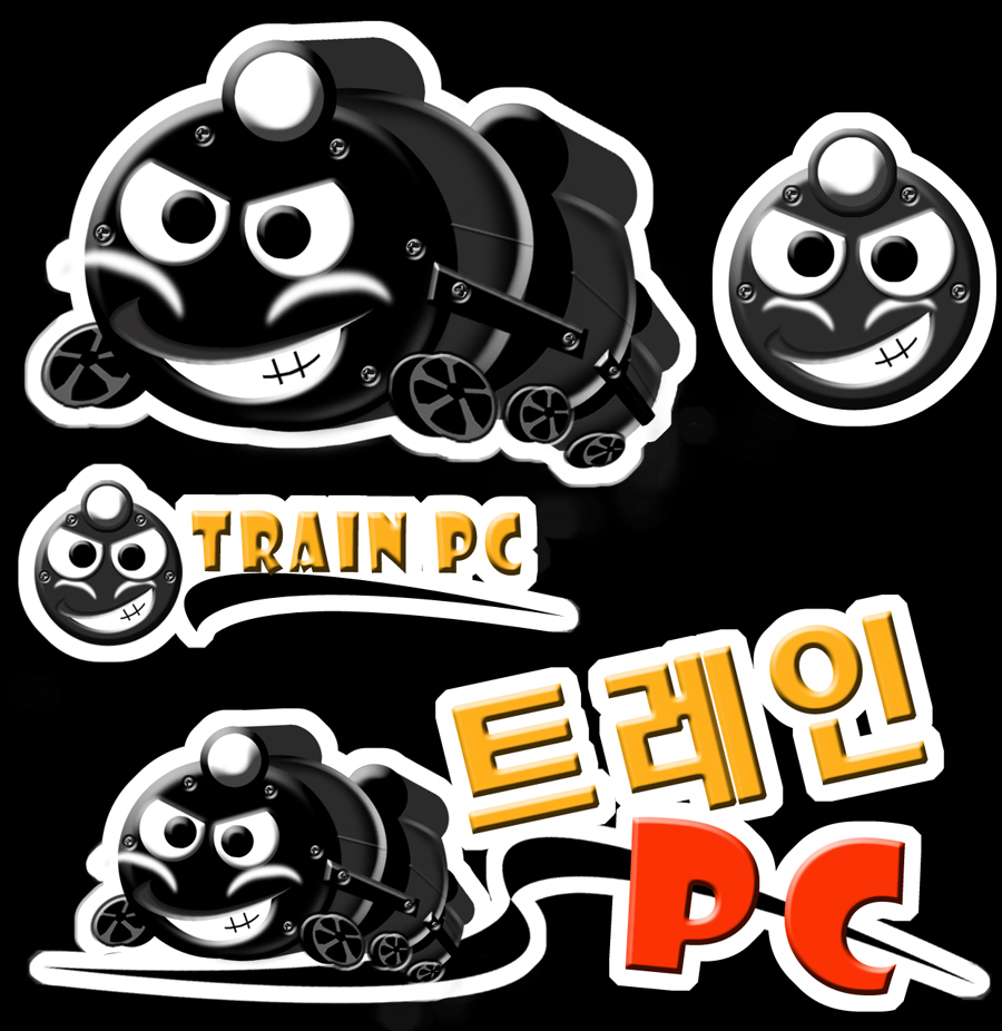 의 트레인 PC방 로고 디자인을 의뢰합니다! 상세이미지