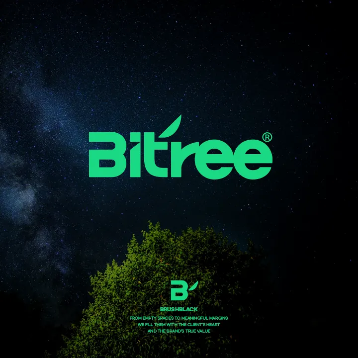 Bitree Logo BiTree 비트리 로고 디자인 의뢰 사례 — 로고 당선작