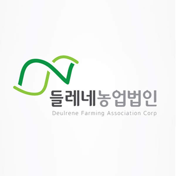 들레네농업법인 로고 디자인 1위 수상작