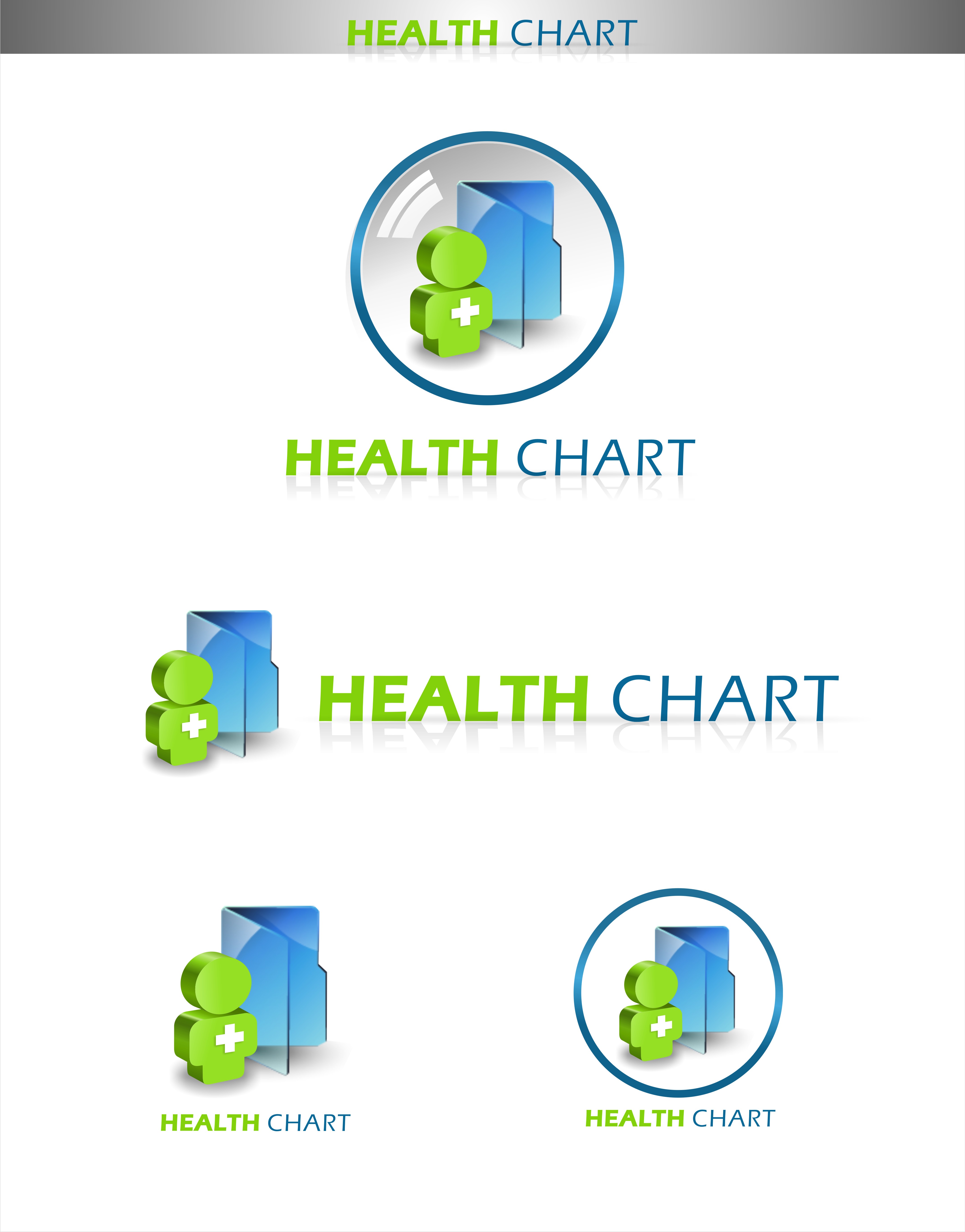 의 "Health Chart" 로고 디자인 의뢰 상세이미지