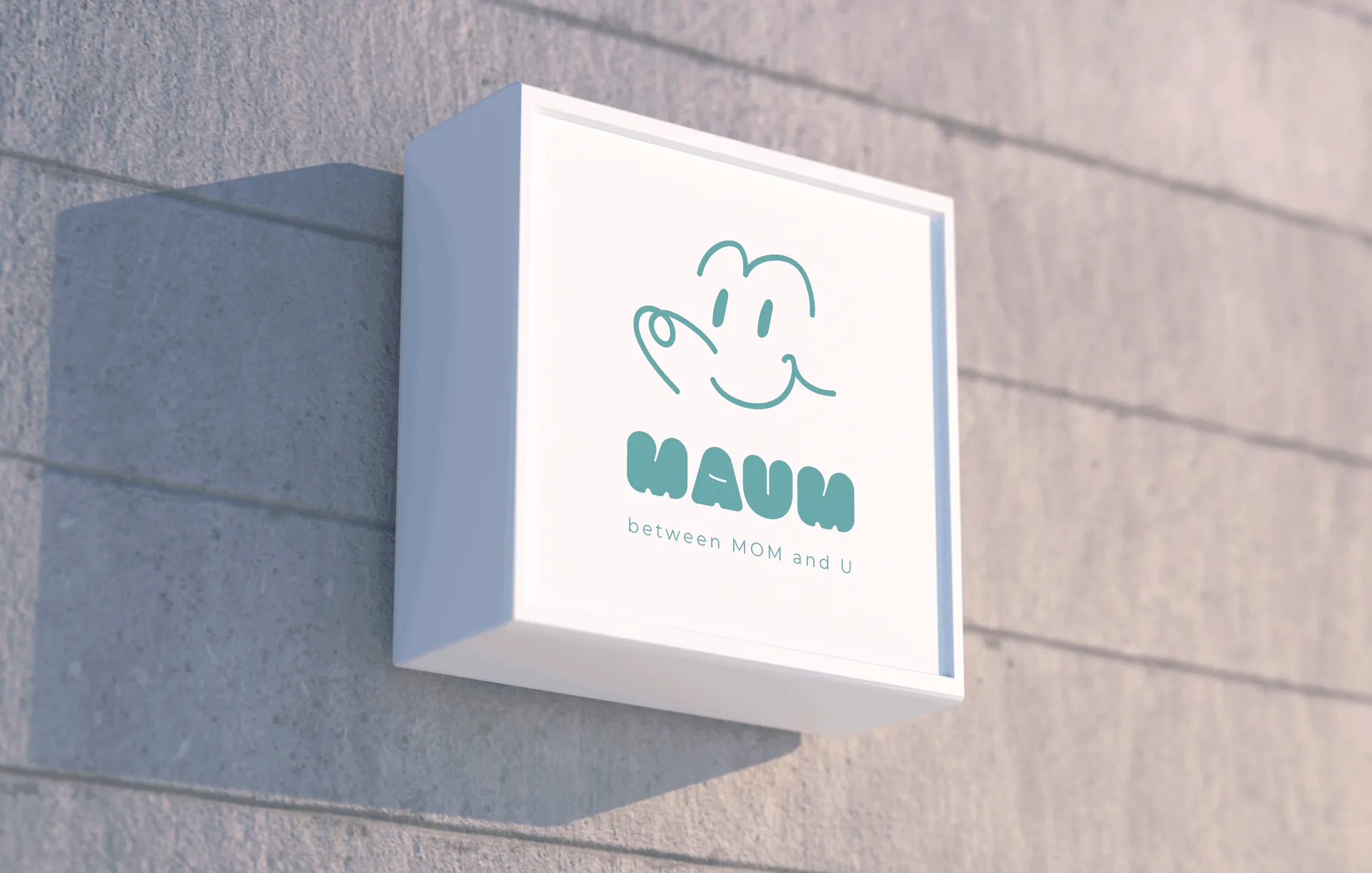 maum(마음) 로고 디자인 1위 수상작