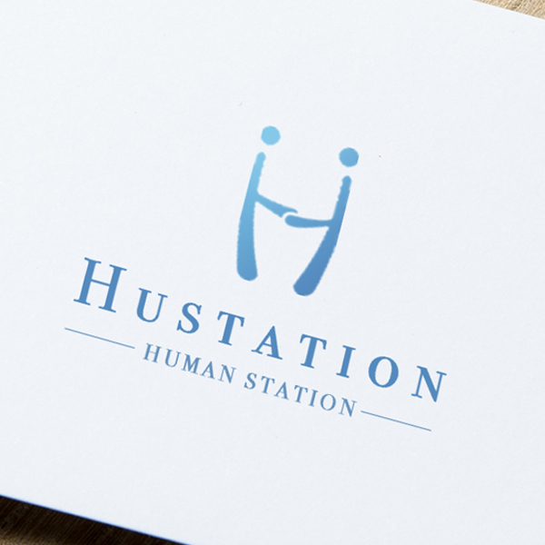 휴스테이션(Hustation Inc) 로고+명함 디자인 1위 수상작