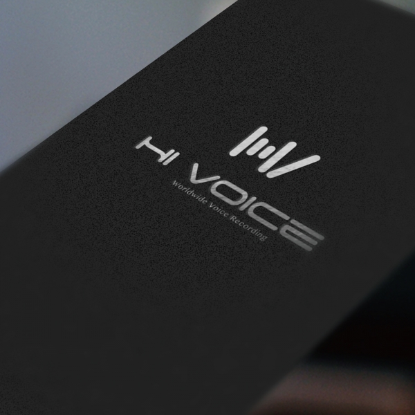 하이보이스 (Hi Voice)  로고+명함 디자인 1위 수상작