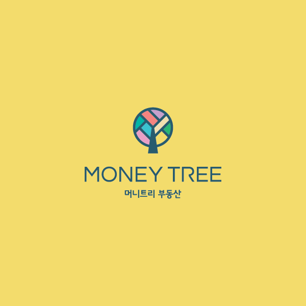 머니트리 부동산 로고+간판 디자인 1위 수상작