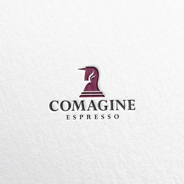 로고 + 명함 | COMAGINE 개인 카페 로고 디자인 의뢰 | 라우드소싱 포트폴리오. title=