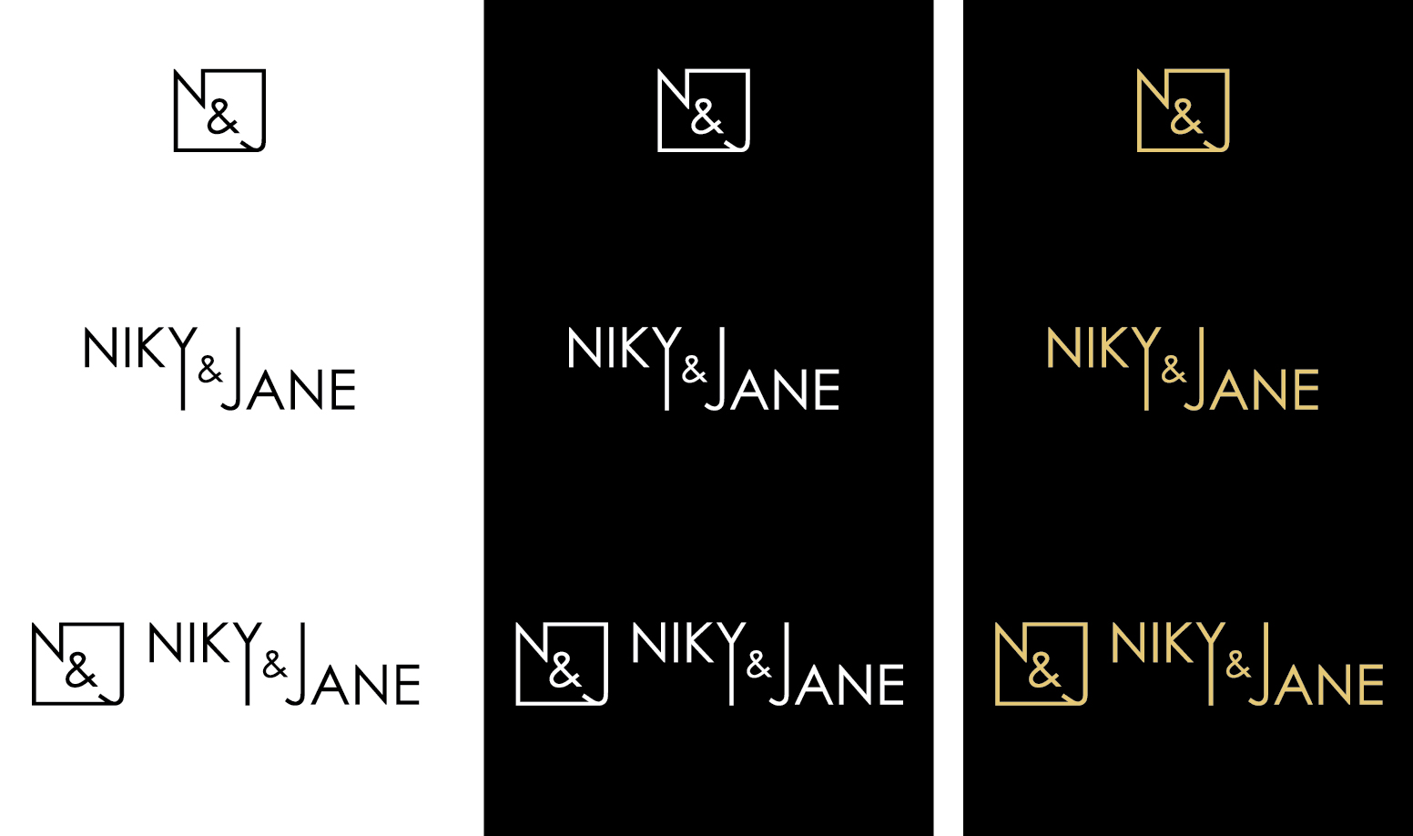의 ★★★NIKY&JANE★★★명품 패션 잡화 브랜드 니키앤제인의 LOGO 개발건!!! 상세이미지