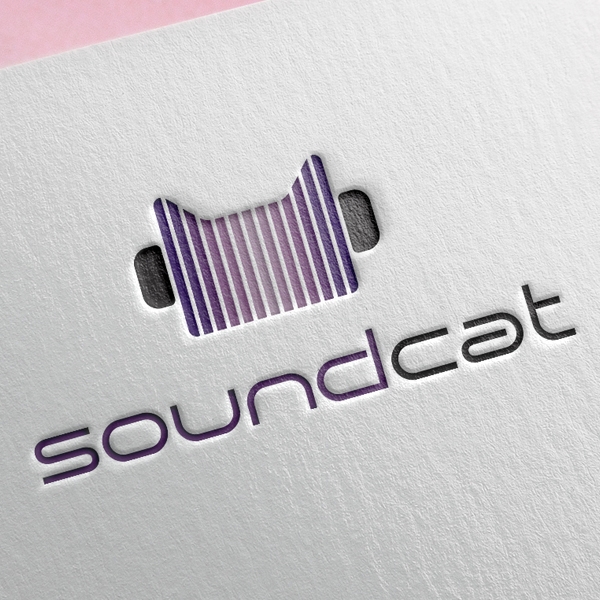 사운드캣 Soundcat 로고 디자인 1위 수상작