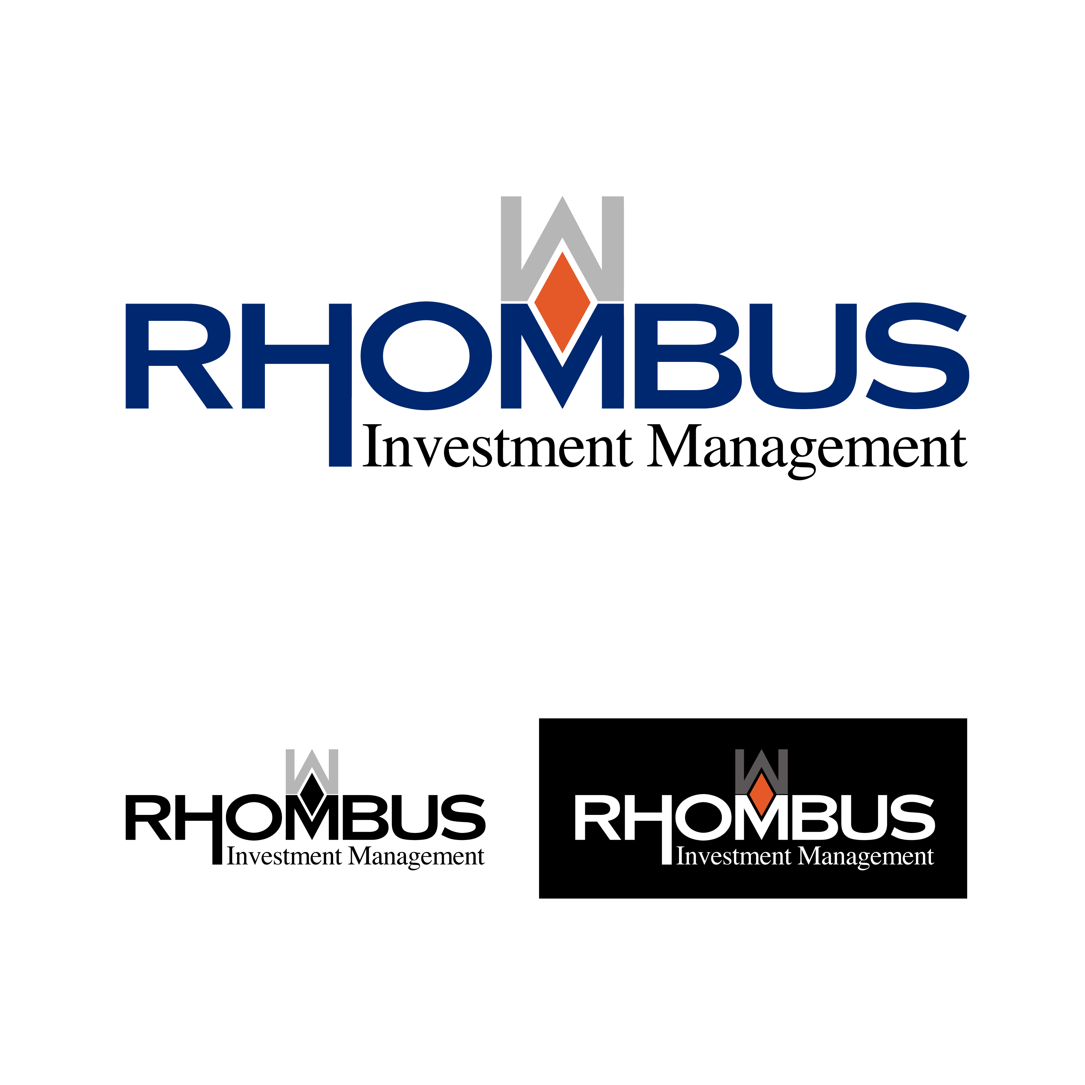 의 투자회사 Rhombus Investment의 로고 의뢰 상세이미지