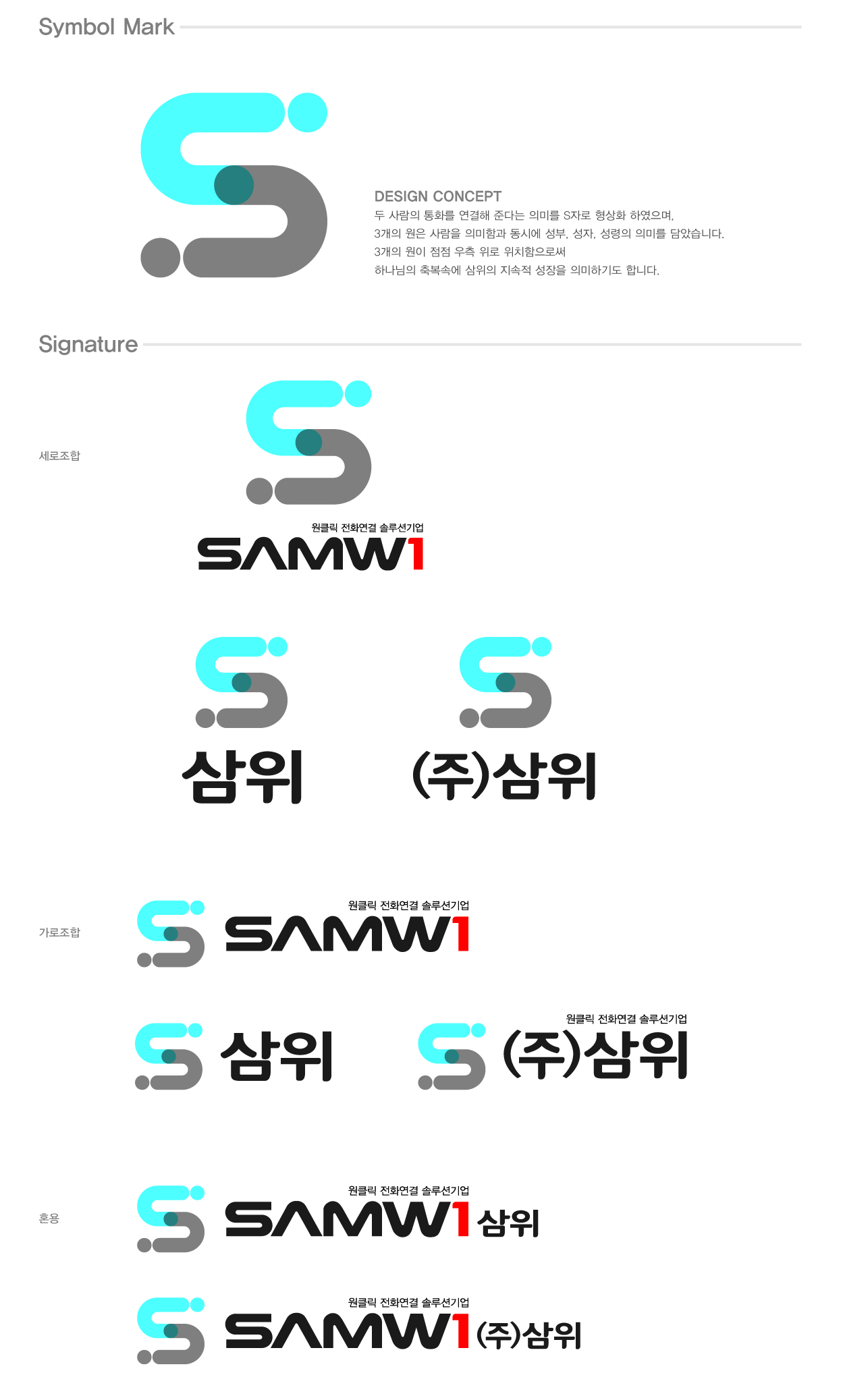의 삼위 로고 디자인 의뢰 상세이미지