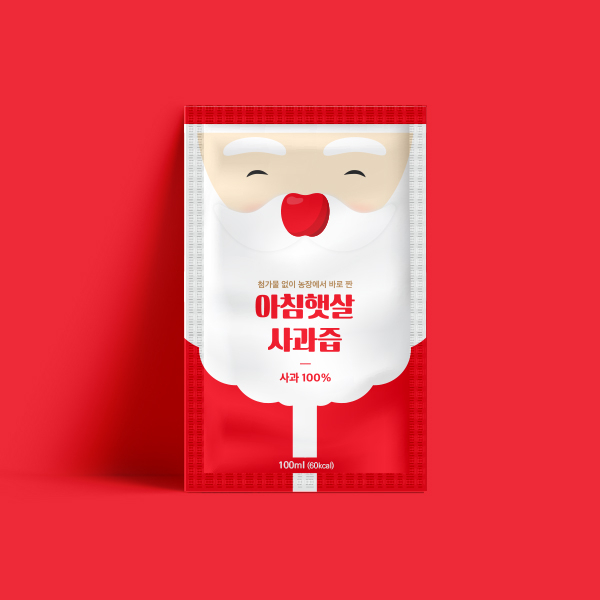 아침햇살영농조합법인 라벨+박스 디자인 1위 수상작