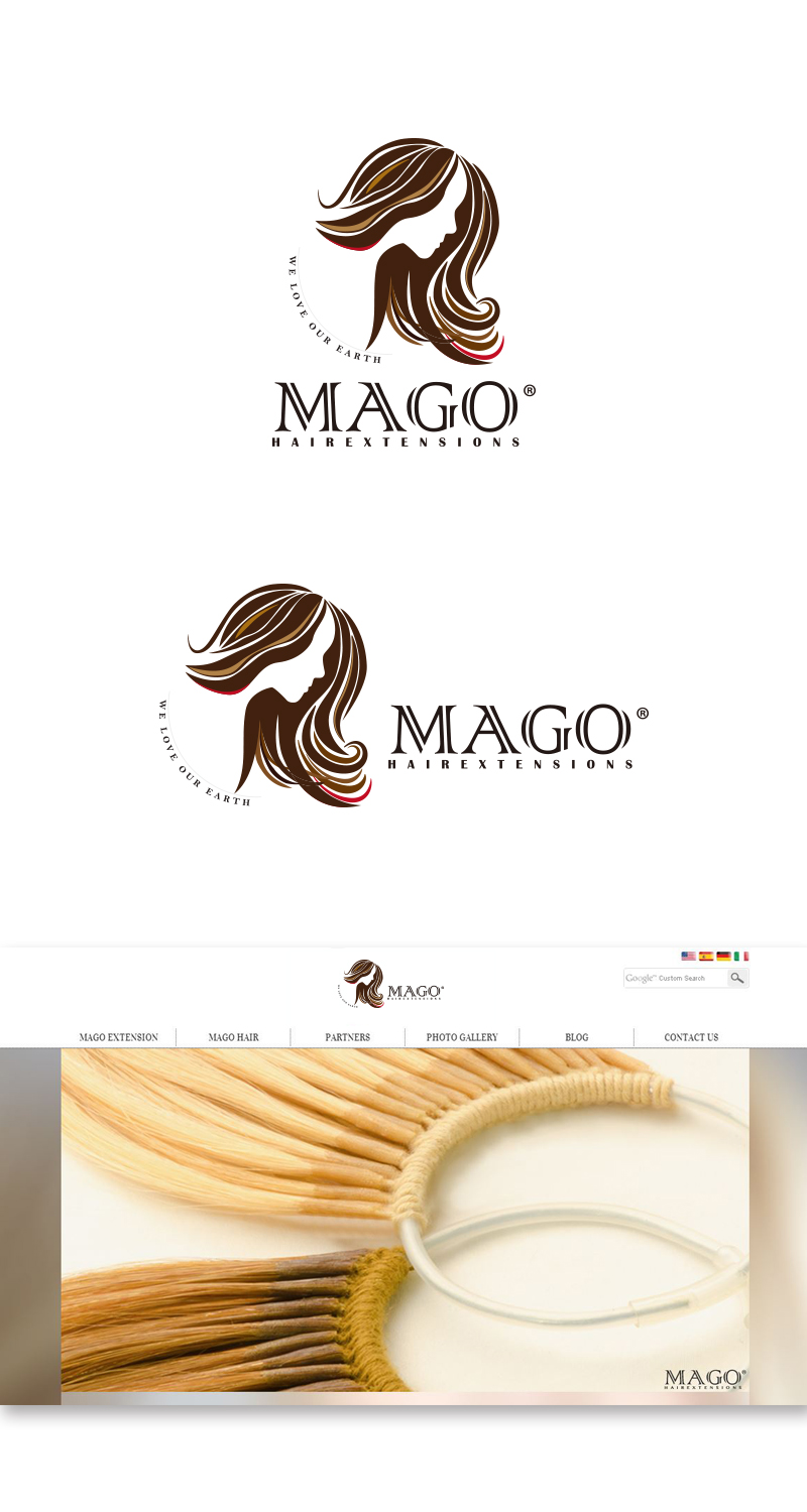 의 MAGO HAIR EXTENSIONS Re-design 의뢰 상세이미지