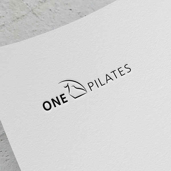 ONE PILATES 로고 디자인 1위 수상작