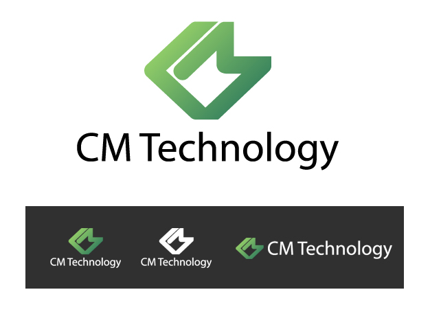 NJU의 CM Technology 로고디자인 상세이미지