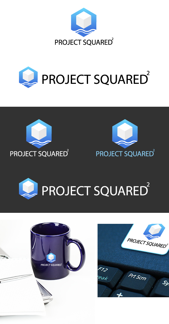 NJU의 Project Squared 로고디자인 상세이미지