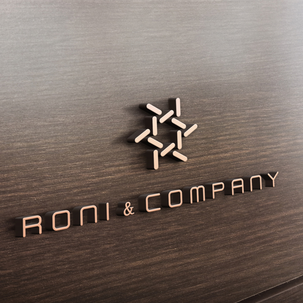  RONI & COMPANY (로니앤컴퍼니) 로고 디자인 1위 수상작