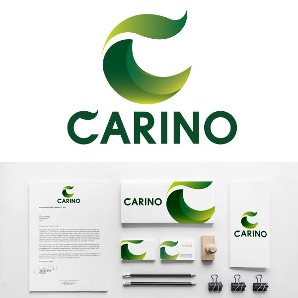 CARINO 로고 디자인 1위 수상작