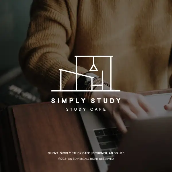 Simply Study 스터디 카페 로고 디자인 의뢰 참여작 | 라우드소싱