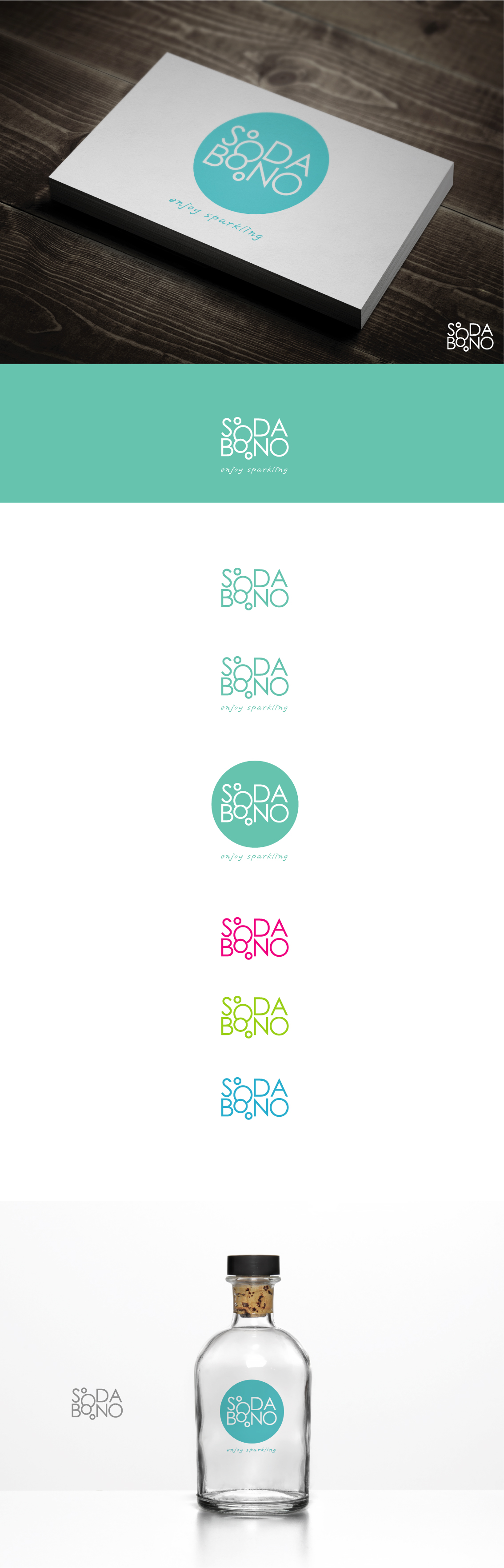 MSTR의 휴대용 탄산수제조기 Soda Bono 로고 디자인 의뢰합니다. 상세이미지