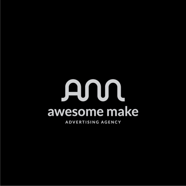 어썸메이크(awesome make) 로고+명함 디자인 1위 수상작