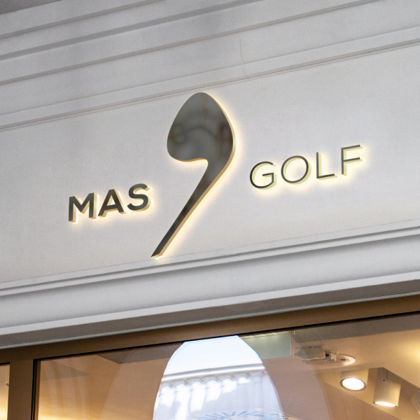 Mas9golf (마쓰구골프) 로고+간판 디자인 1위 수상작