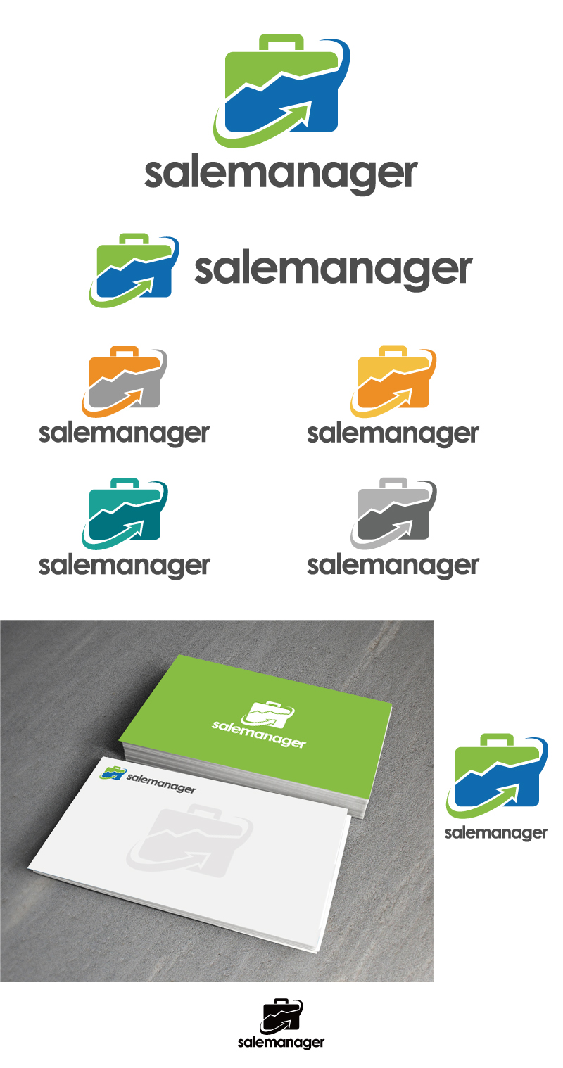 제이스튜디오의 salemanager 로고 디자인 상세이미지