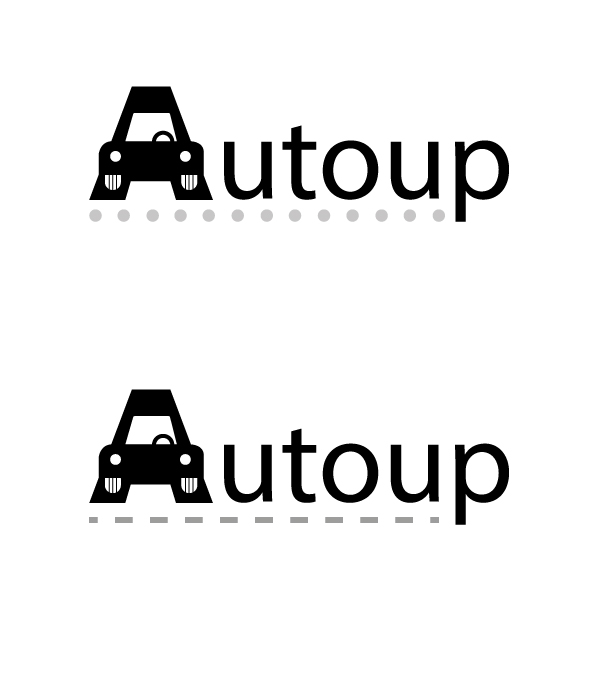 의 autoup 오토업 로고 의뢰 상세이미지