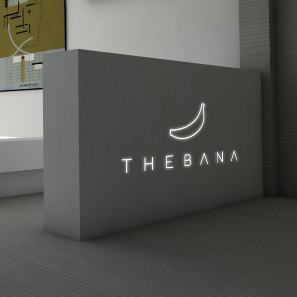 THEBANA 로고 디자인 1위 수상작