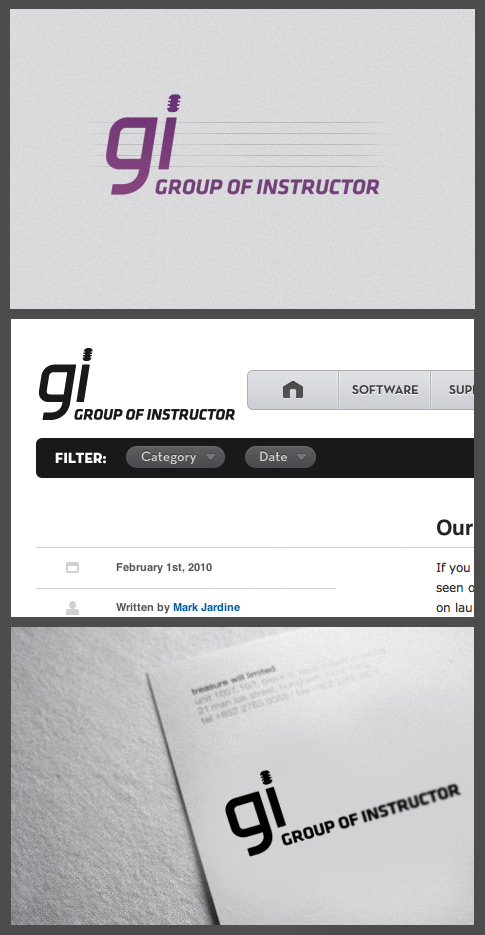 의 G.I 로고디자인 (Group of Instructor) 상세이미지