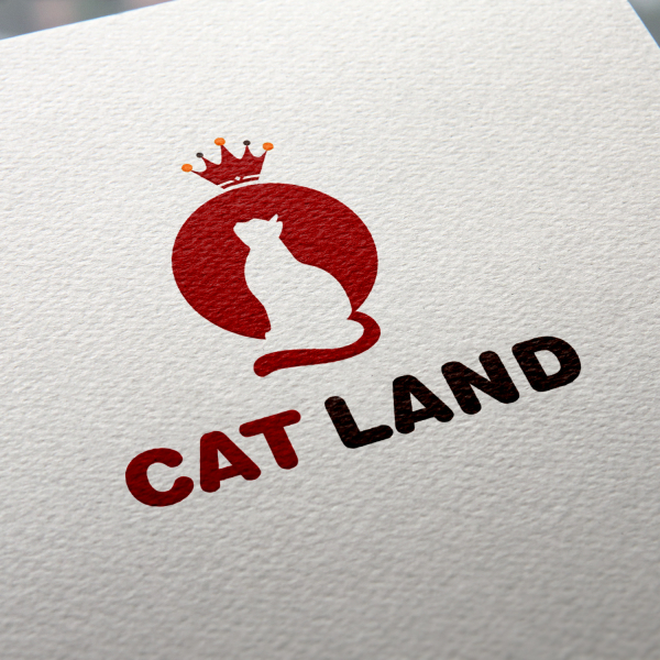 고양이랜드 (catland) 로고 디자인 1위 수상작