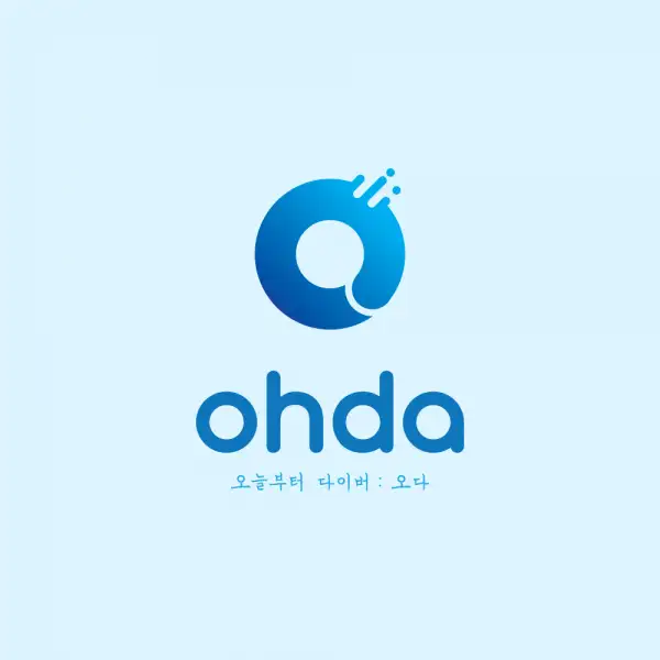 스쿠버다이빙 앱 브랜드 오다 로고디자인 | 라우드소싱
