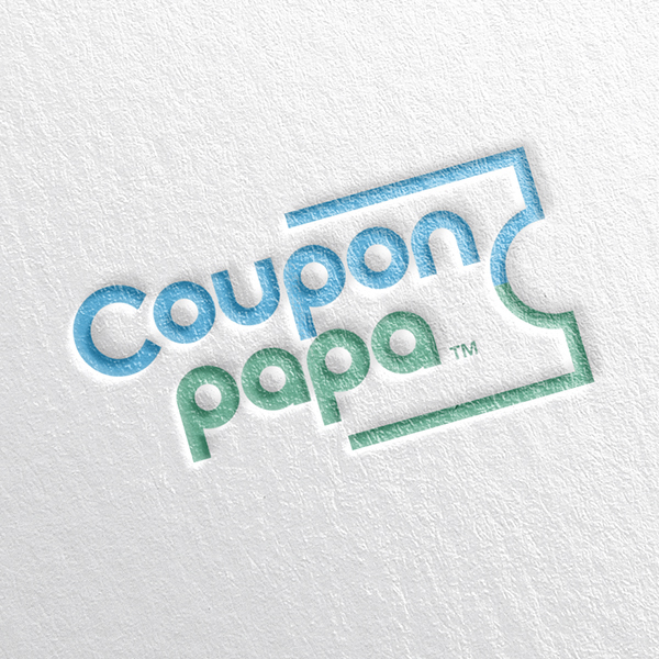 CouponPapa 로고+명함 디자인 1위 수상작