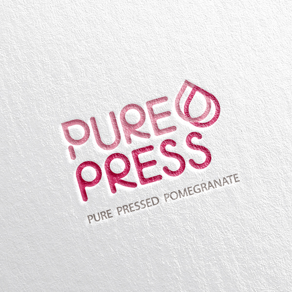 브랜드: 퓨어프레스 Pure Press 로고 디자인 1위 수상작