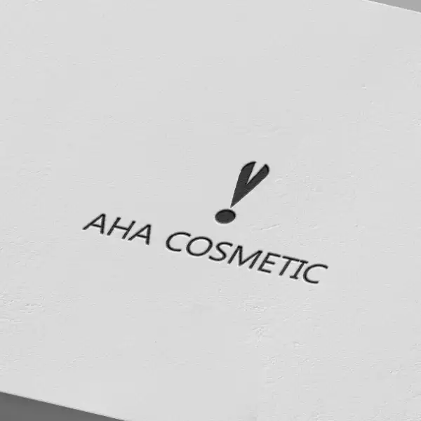 아하코스메틱 로고 디자인 의뢰 | 아하 코스메틱 (aha cosmetic) | 디자인 의뢰는 라우드소싱