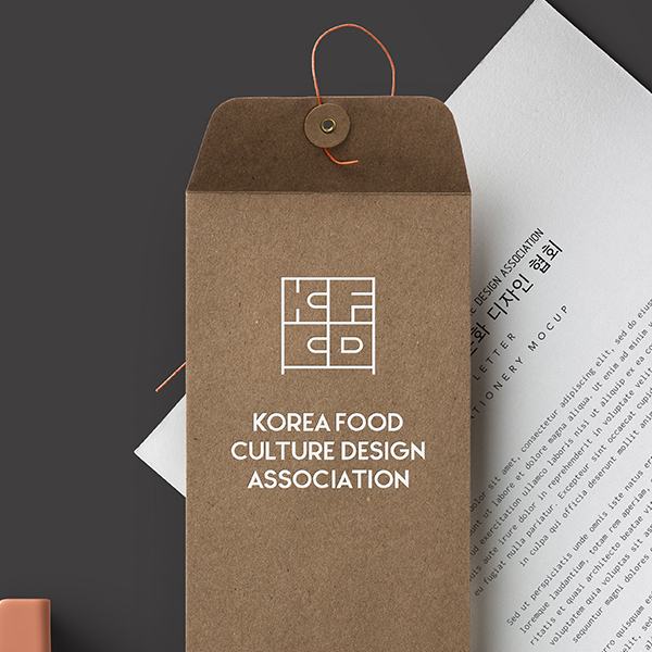 한국식문화디자인협회(Korea Food Culture Design Association) 로고 디자인 1위 수상작