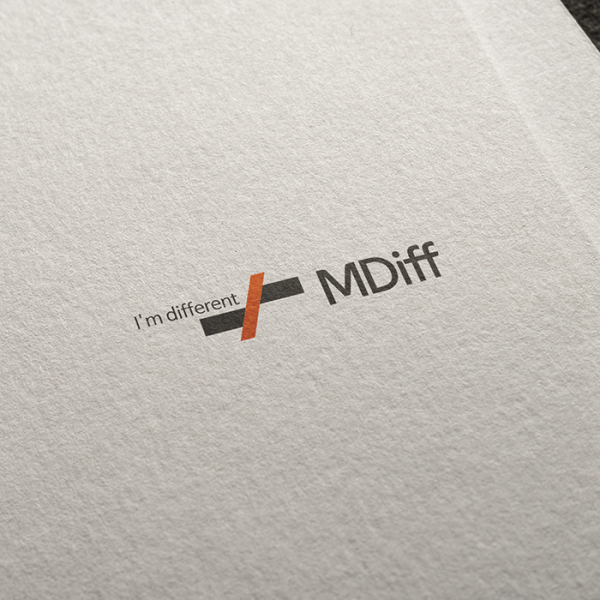 MDiff(엠디프) 로고+명함 디자인 1위 수상작