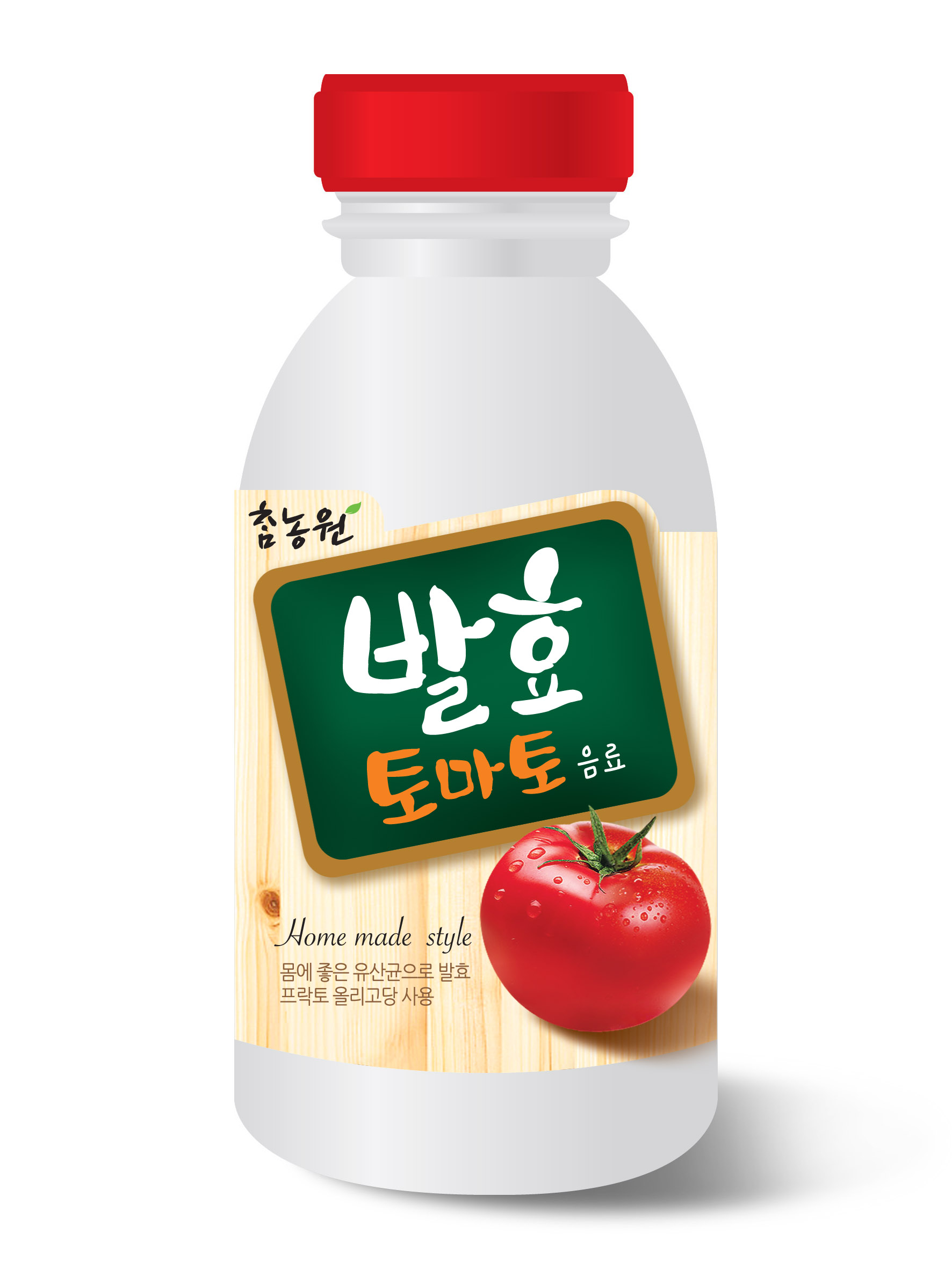 의 메트로비앤에프 토마토음료 라벨 디자인 의뢰 상세이미지