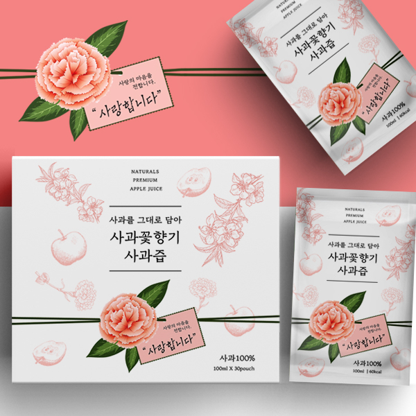 아침햇살영농조합법인 라벨+박스 디자인 1위 수상작
