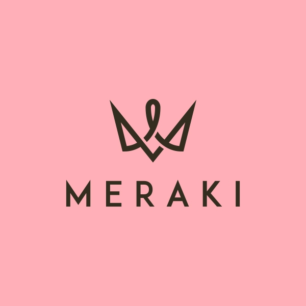 MERAKI 코스메틱 브러쉬 로고+명함 디자인 1위 수상작