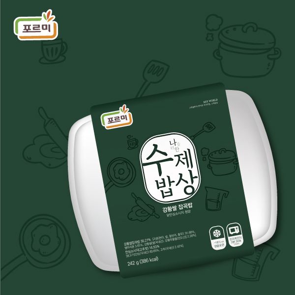 (주)밥상푸드 라벨+박스 디자인 1위 수상작