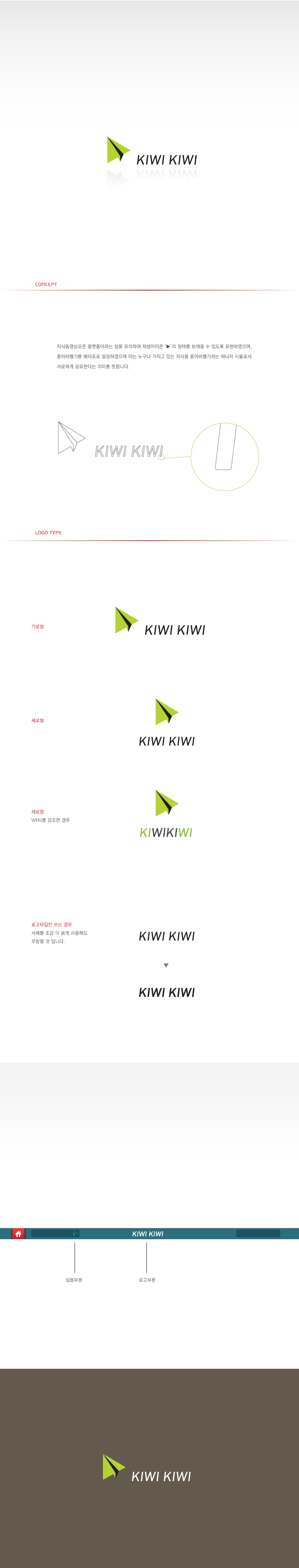탈퇴회원의 kiwi kiwi 서비스 로고디자인 의뢰 상세이미지