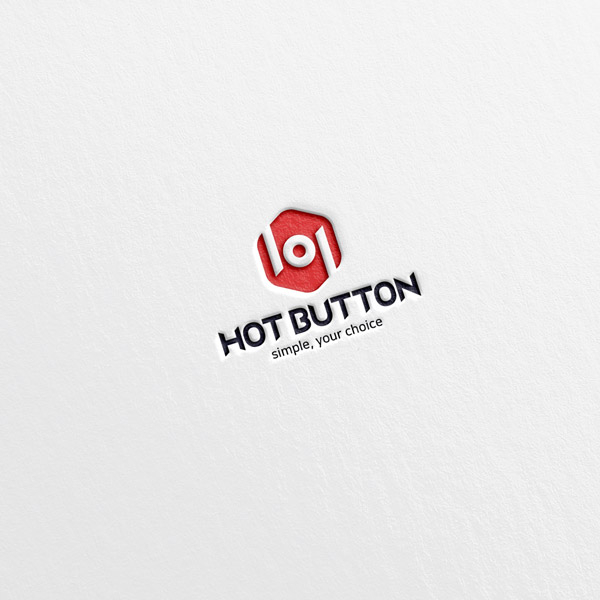 핫버튼코리아 로고 디자인 1위 수상작
