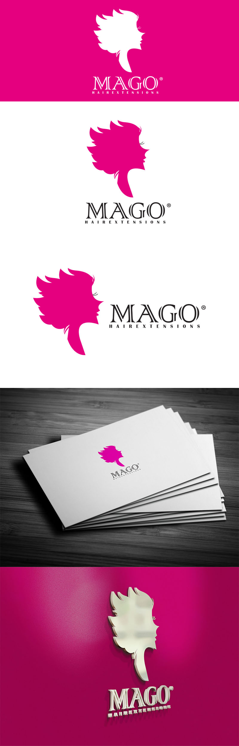 의 MAGO HAIR EXTENSIONS Re-design 의뢰 상세이미지