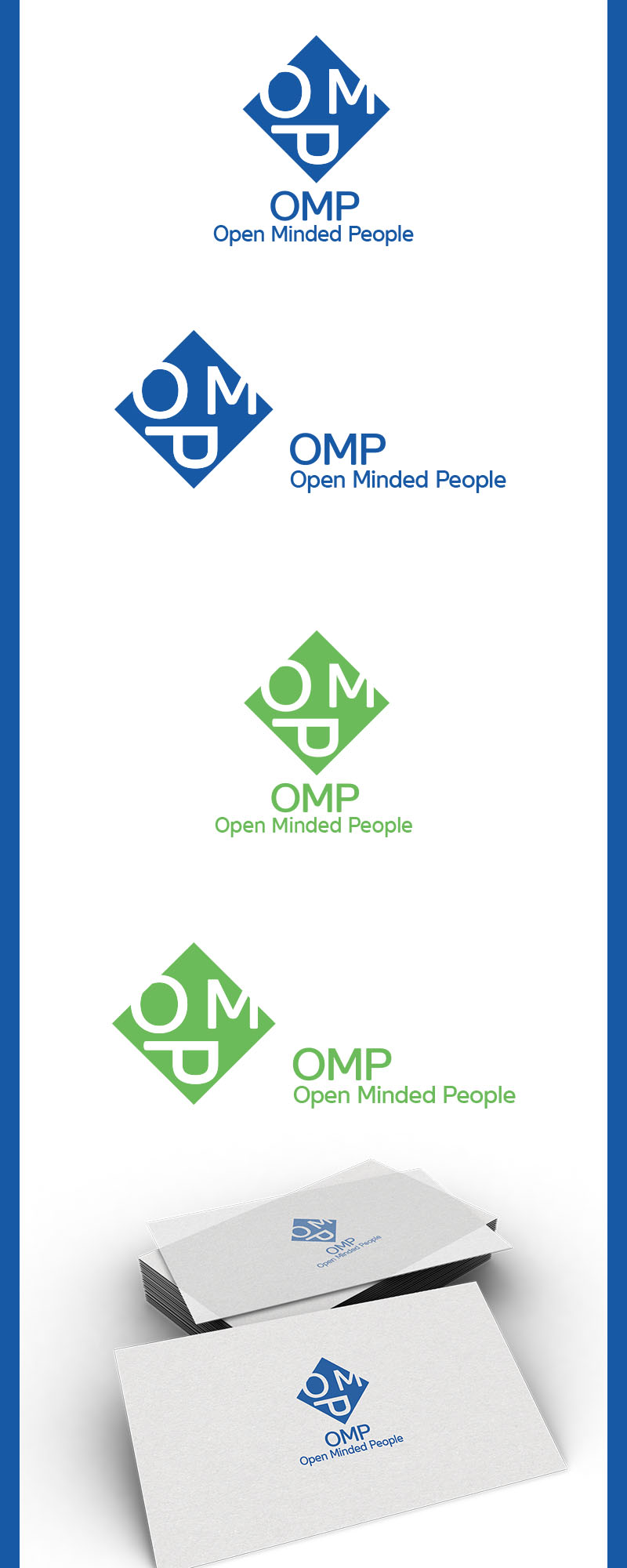 의 OMP CI & Name card Design 상세이미지